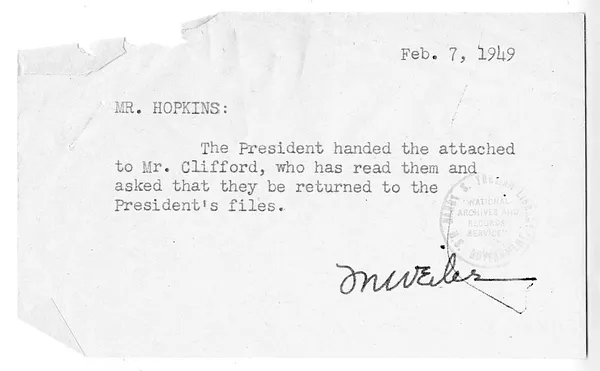Memorandum from Stanley Woodward to Matthew Connelly, with Attachment and Related Note