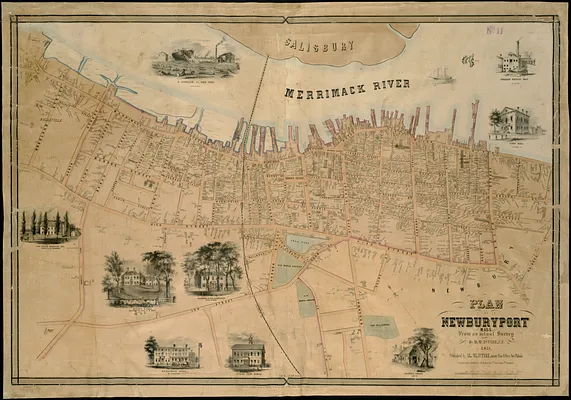 Plan of Newburyport Mass. from an actual survey