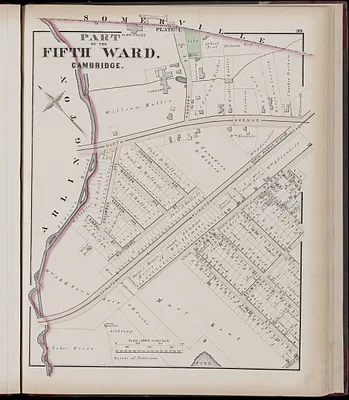 Atlas of the city of Cambridge, Middlesex Co., Massachusetts