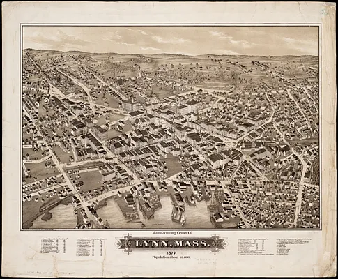 Manufacturing center of Lynn, Mass