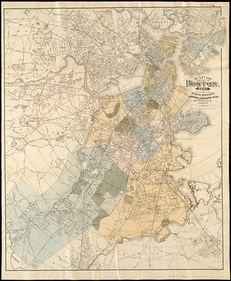 Map of the city of Boston, for 1893