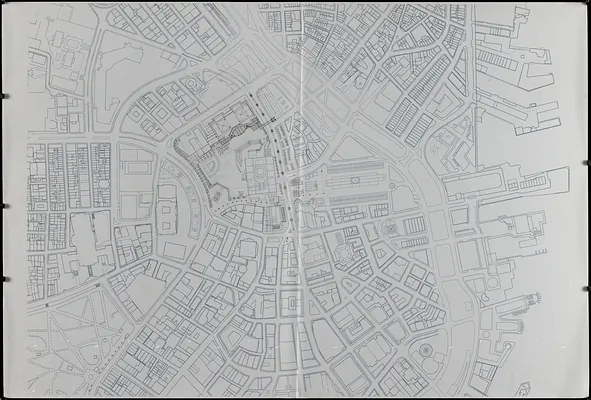 Landscaping plan of City Hall Plaza, Boston