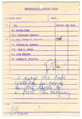 Reference Slip