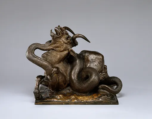 ""Surtout de table"": Python Killing a Gnu
