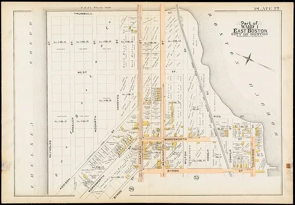 Atlas of the city of Boston : East Boston, Mass.