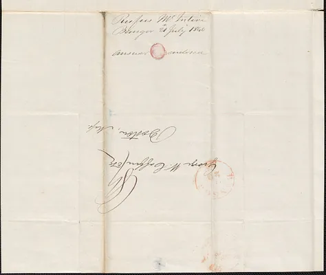 Rufus McIntire to George Coffin, 21 July 1840
