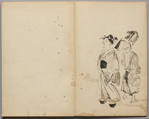 Woman and Servant from Sketch Album