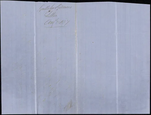 Gullifer and Gilman to W. A. Harrington, 5 August 1857