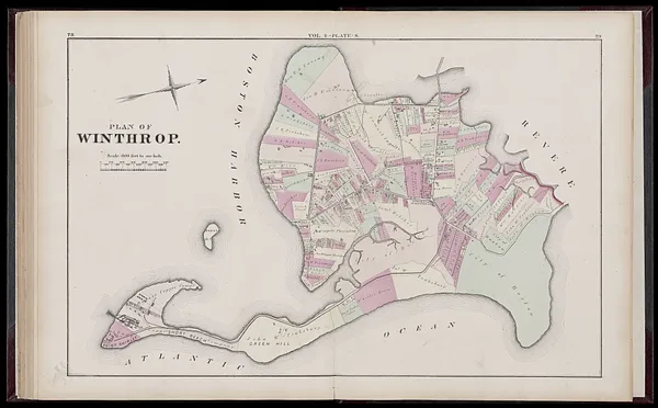 Atlas of the county of Suffolk, Massachusetts : vol. 4th including East Boston, city of Chelsea, Revere and Winthrop : from actual survey official records & private plans