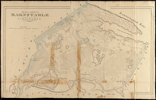 Plan of Barnstable made by John G. Hales, dated 1831