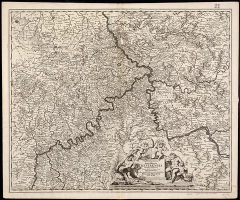 Archiepiscopatus et Electoratus Trevirensis novissima delineatio exacte divisa in omnes suas praefecturas in hac quoque tabula accurate describitur Eyfalia Tractus