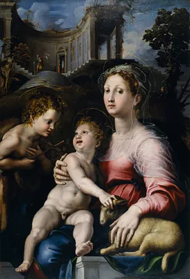 The Madonna and Child with Saint John the Baptist