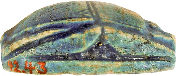 Scarab with Bes and Geese