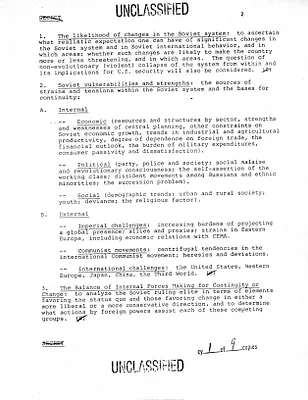 NSSD 11-82 United States Policy toward the Soviet Union