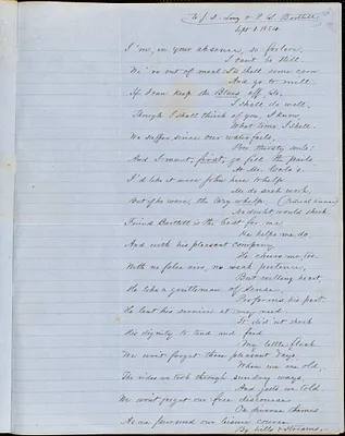 Correspondence from Zadoc Long to John D. Long and Persis Seaver Long Bartlett, September 1 and September 5, 1854