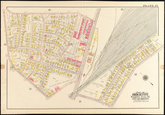 Atlas of the city of Boston, wards 25 & 26, Brighton
