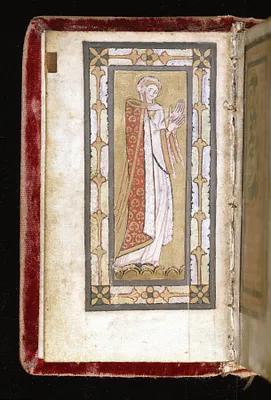 Mathilde Standing with Hands Raised in Prayer
