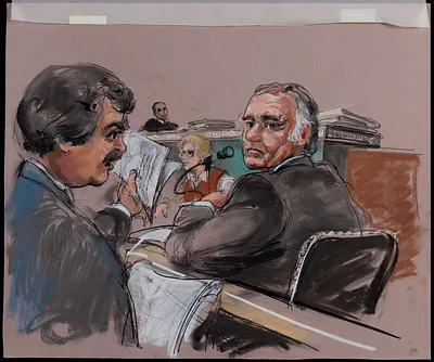 Courtroom scene