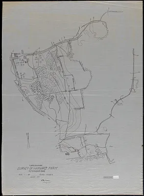 Topographical Survey of Harvard Farm - 1911
