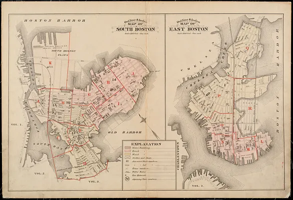Atlas of the city of Boston : South & East Boston : volume four