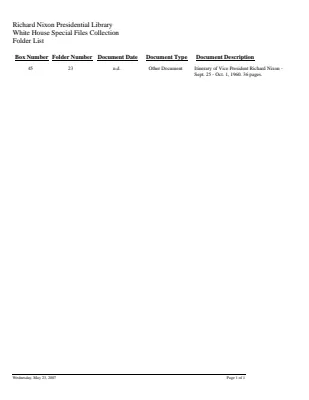 WHSF: Returned, 45-23