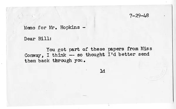 Memorandum from President Harry S. Truman to the Acting Secretary of State