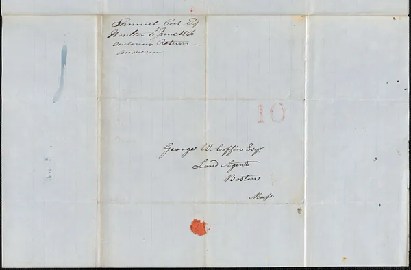 Samuel Cook to George Coffin, 6 June 1846