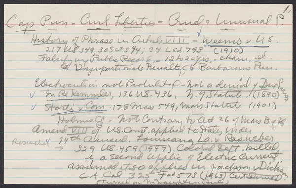 Herbert Brutus Ehrmann Papers, 1906-1970. Sacco-Vanzetti. Pardon powers. Box 8, Folder 13, Harvard Law School Library, Historical & Special Collections