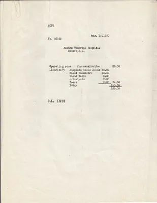 Bill, August 15, 1930
