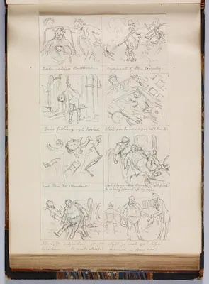 Album of Original sketches