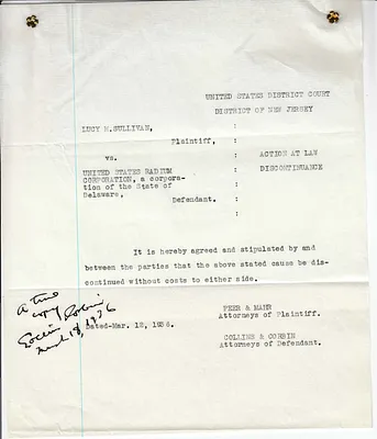Copies of Court Documents, March 12, 1936
