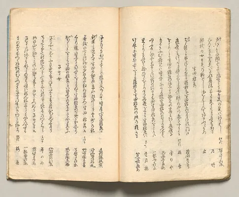 Spread Sixteen from Volume Six of People of Japan in Light Verse (Kyōka)