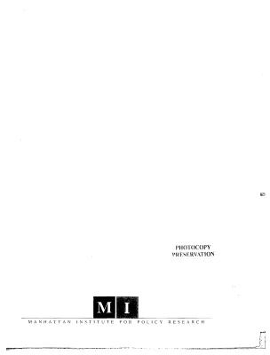 Manhattan Institute for Policy Research