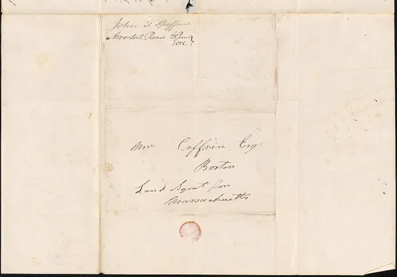 John T. Spofford to George Coffin, 28 June 1838