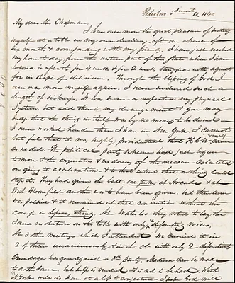 Letter from James C. Jackson, Peterboro, [New York], to Maria Weston Chapman, 1840 March 10