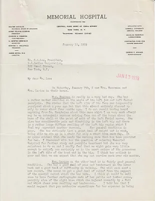 Letters Received to C.B. Lee, January 12, 1939
