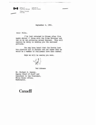 Correspondence – October 1981 (4)
