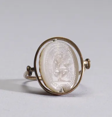 Scarab Carved in Intaglio with a Pig-Man