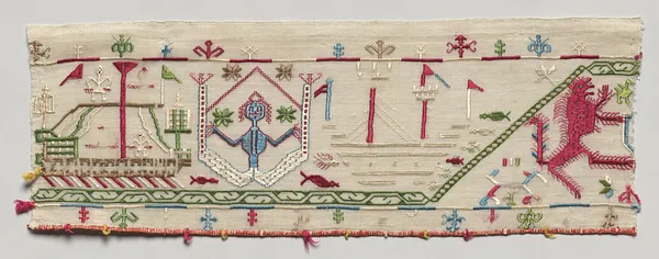 Fragment from an Embroidered Border