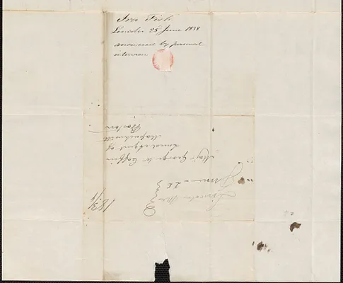 Ira Fish to George Coffin, 25 June 1838