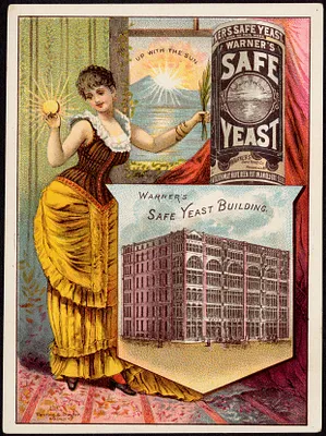 Warner's Safe Yeast building