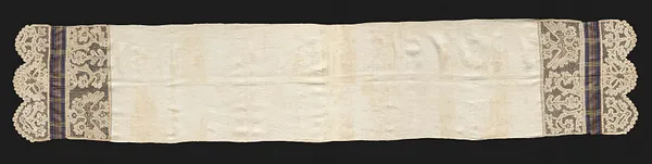 Towel with Lace Ends