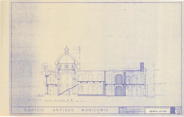 Edificio Antiguo Manicomio, Sheet D-7