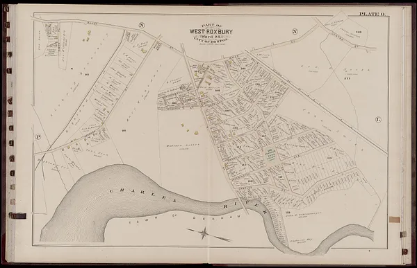 Atlas of the city of Boston : West Roxbury : volume five : from actual surveys and official records