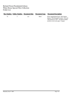 WHSF: Returned, 15-2