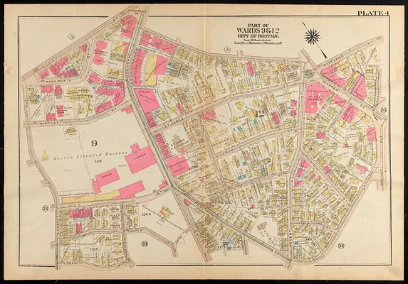 Atlas of the city of Boston, Roxbury