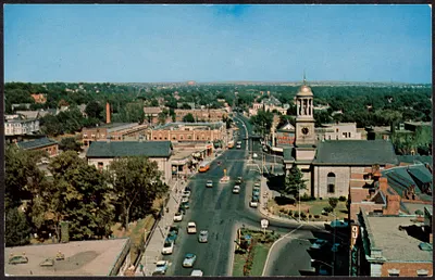 Bird's eye view from bank