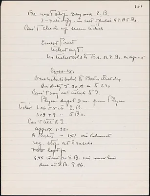Trial Notes, p. 101-150