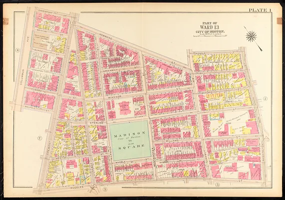 Atlas of the city of Boston, Roxbury