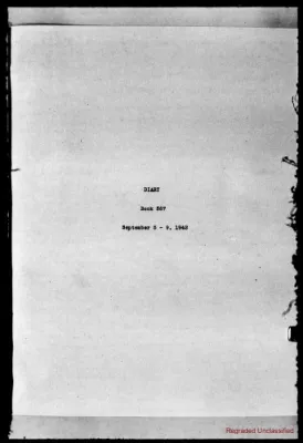 Volume 567, September 5 – September 9, 1942